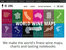 Tablet Screenshot of delongwine.com